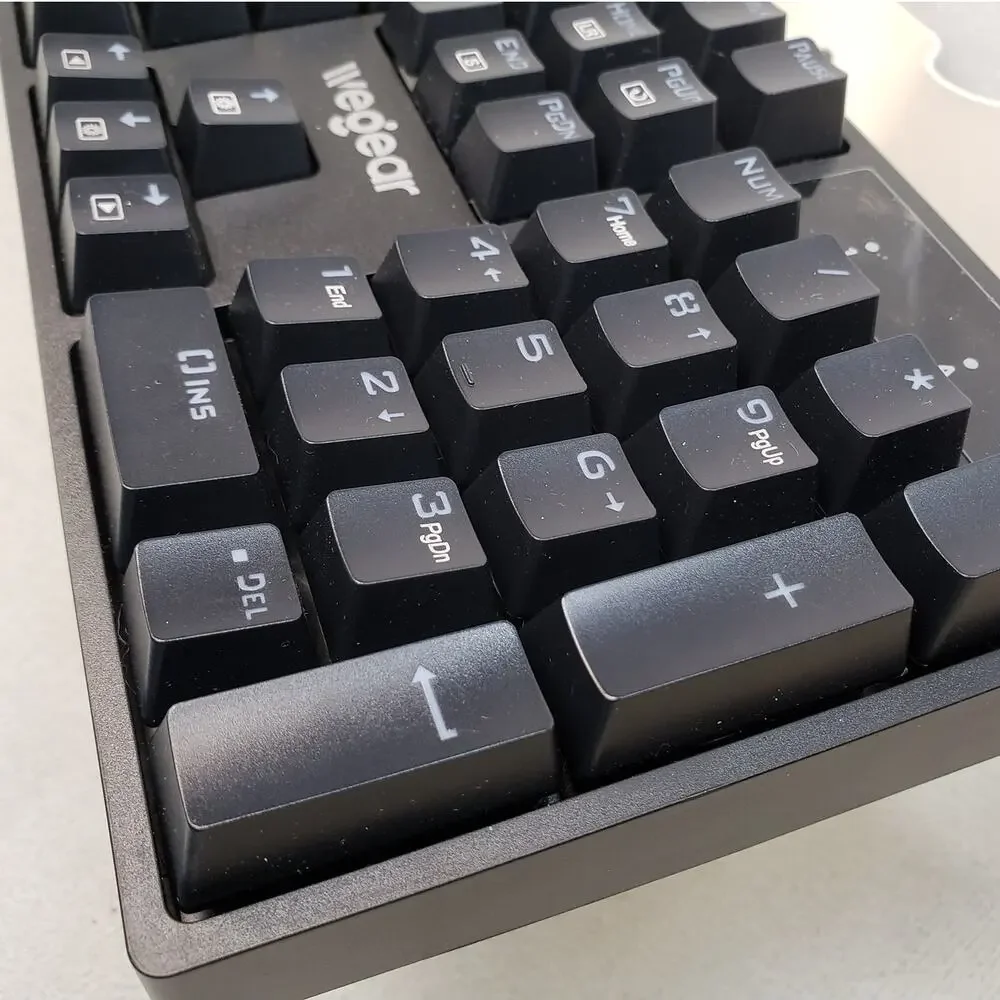 Wegear GK1 Full-Size RGB Backlit Wired Mechanical Gaming Keyboard ET-8913